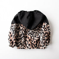 Toddler Kids Boys Solid Leopard Patch Hoodie - PrettyKid