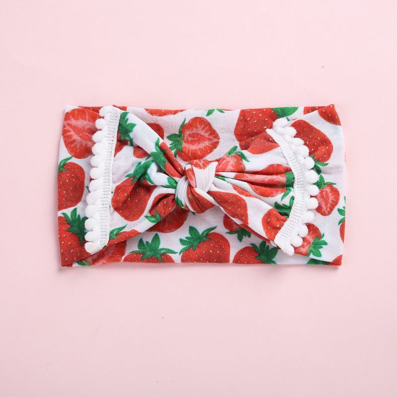 Baby Girls 3D Printed Nylon Christmas Hair Band Kids Fashion Wholesale - PrettyKid