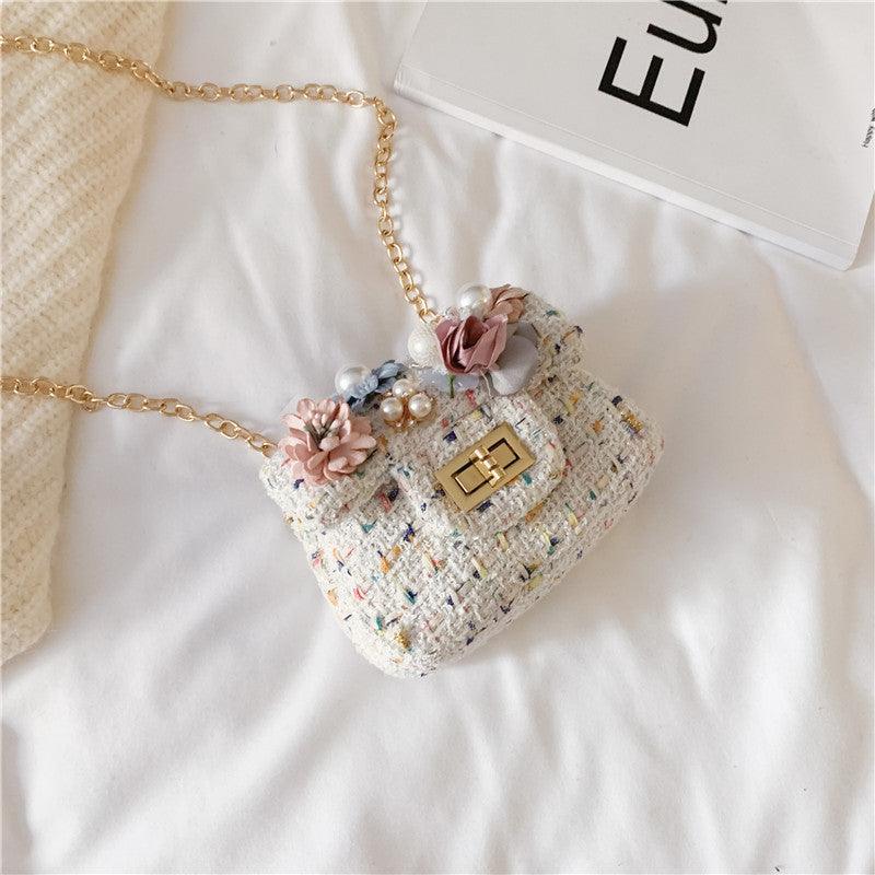 Single Shoulder Bag with Korean Accessories, Zero Wallet, Girls' Cross Body Bag