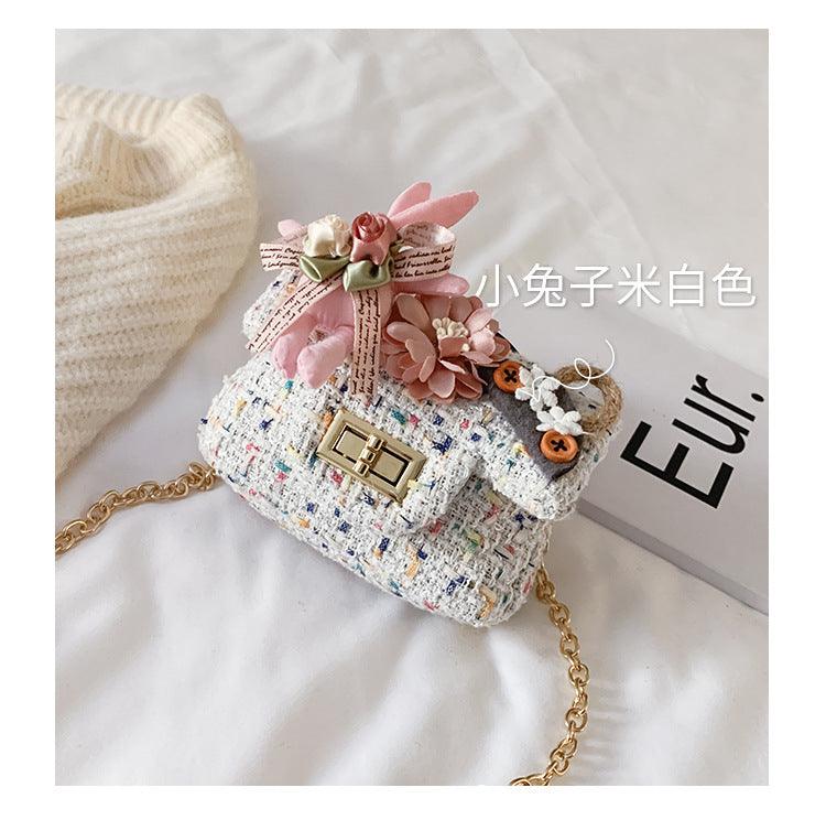 Single Shoulder Bag with Korean Accessories, Zero Wallet, Girls' Cross Body Bag