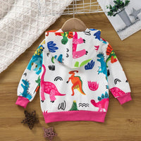 Toddler Children Girl Zipper Jacket Top Hoodie - PrettyKid