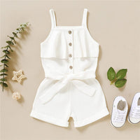 Solid Sling Bodysuit for Children's Clothing Wholesale - PrettyKid