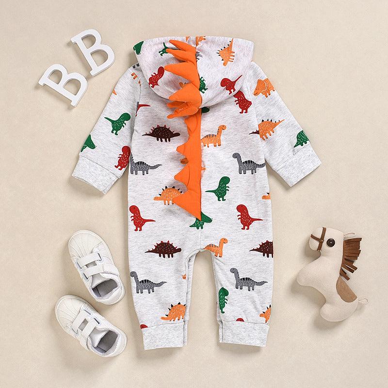 Dinosaur Print Jumpsuit for Baby Clothing Wholesale - PrettyKid