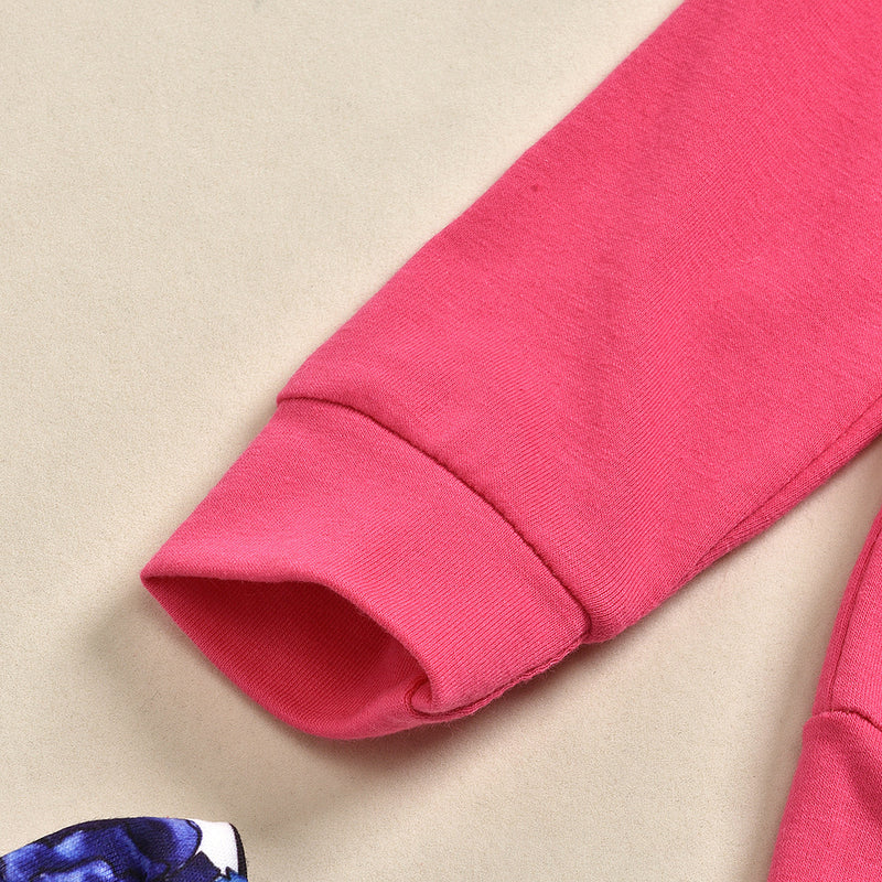 Toddler Kids Girls' Floral Printed Long Sleeve Sweater Set - PrettyKid