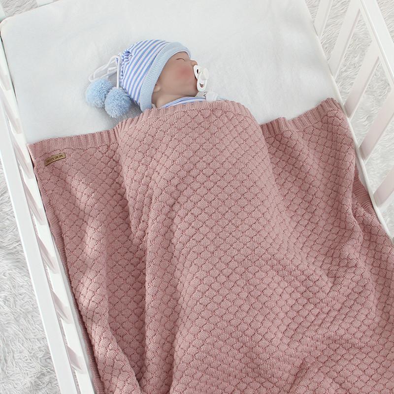 Solid Cotton Blanket for Baby - PrettyKid