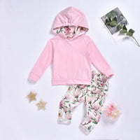 Toddler Kids Girls' Floral Printed Long Sleeve Sweater Set - PrettyKid