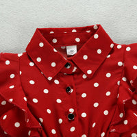 Toddler Children Girl's Ruffled Polka Dot Dress - PrettyKid