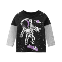 Spring New 2023 Boys' Long Sleeve T-shirt Baby Top - PrettyKid