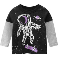 Spring New 2023 Boys' Long Sleeve T-shirt Baby Top - PrettyKid