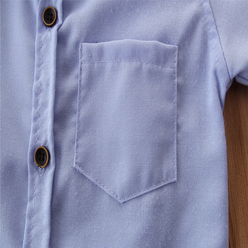 Toddler Kids Boys' Long Sleeve Shirt Vest Trousers Gentleman Dress Suit Kid Clothing Wholesale Distributors - PrettyKid
