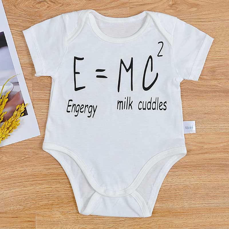 Baby Love Letter Cotton Summer Bodysuit - PrettyKid