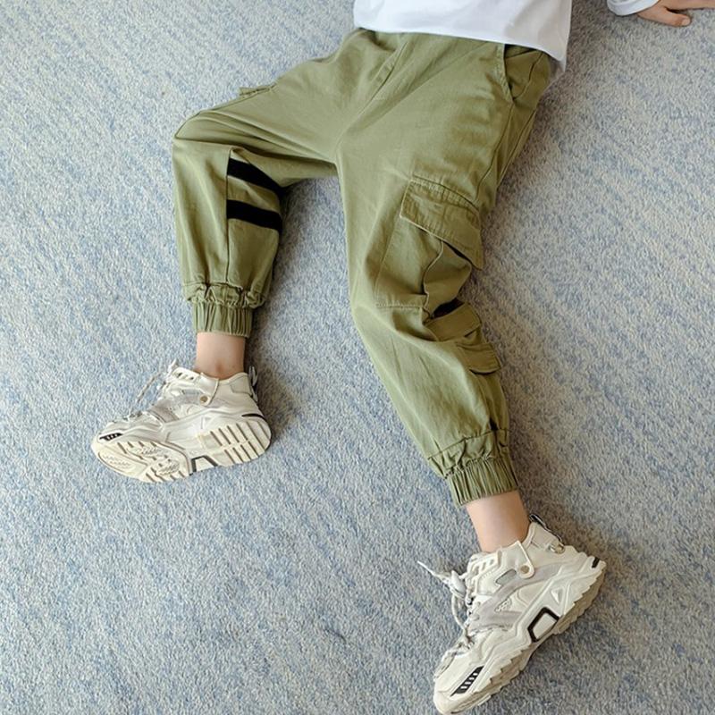 wholesale kids clothing online Kid Boy Multi-pocket Casual Pants - PrettyKid