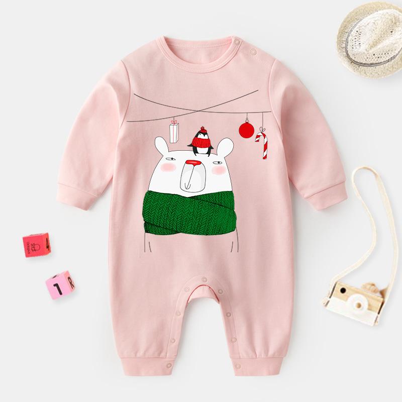 Polar Bear Pattern Jumpsuit for Baby - PrettyKid