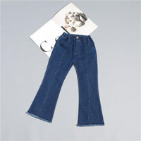 Grow Girl Denim Flared Pants - PrettyKid