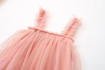 9M-4Y Toddler Girl Wholesale Boutique Clothing Mesh Cami Dresses Wholesale Little Girl Clothing - PrettyKid