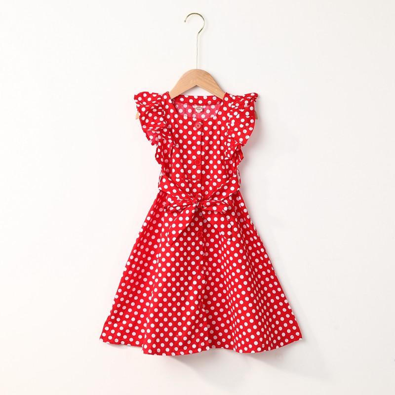 Toddler Girl Polka Dot Dress - PrettyKid