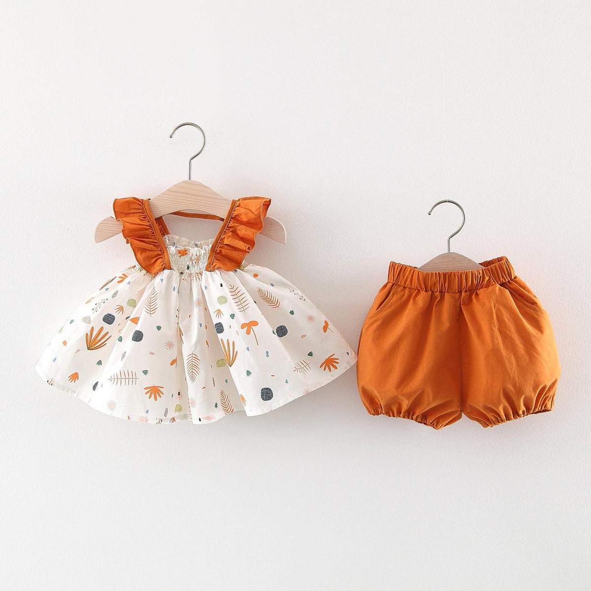 Summer Girls' Two-piece Short-sleeved Set