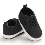 0-1Y Baby Boys Spring and Autumn Solid Elastic Low Top Walking Shoes - PrettyKid