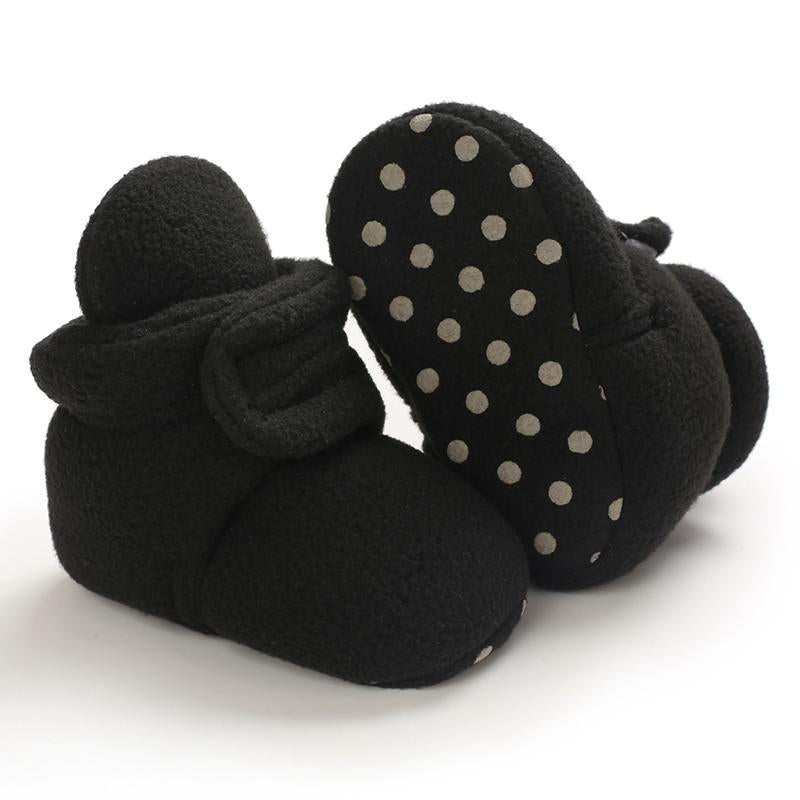 Velcro Design Cotton Fabric Shoes for Baby - PrettyKid