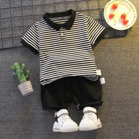 Boys' Summer Suit Short-sleeved T-shirt Boys' Summer Sports Two-piece Set