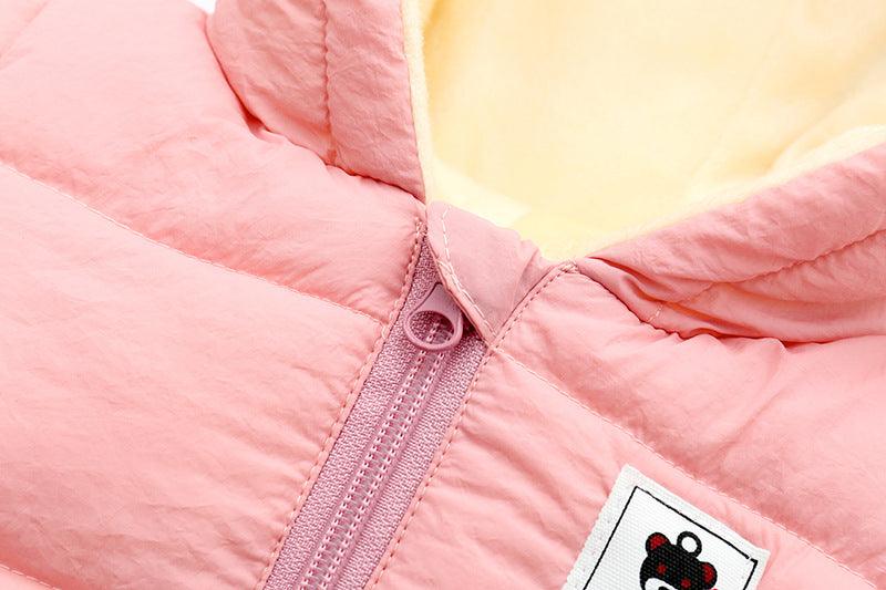 2021 Stylish Winter Infant Baby Clothing New Baby Boys Cotton Jumpsuit Girls Long-sleeved Hoodie Romper Supplier - PrettyKid