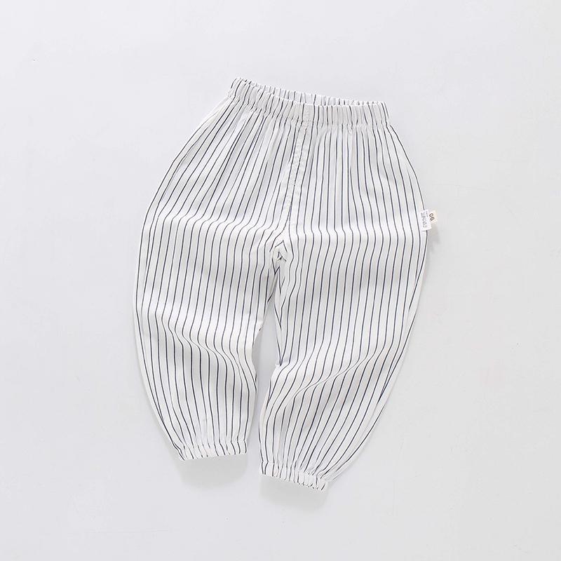 Toddler Girl Vertical Stripes Thin Mosquito Pants Wholesale Children's Clothing - PrettyKid