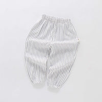 Toddler Girl Vertical Stripes Thin Mosquito Pants Wholesale Children's Clothing - PrettyKid