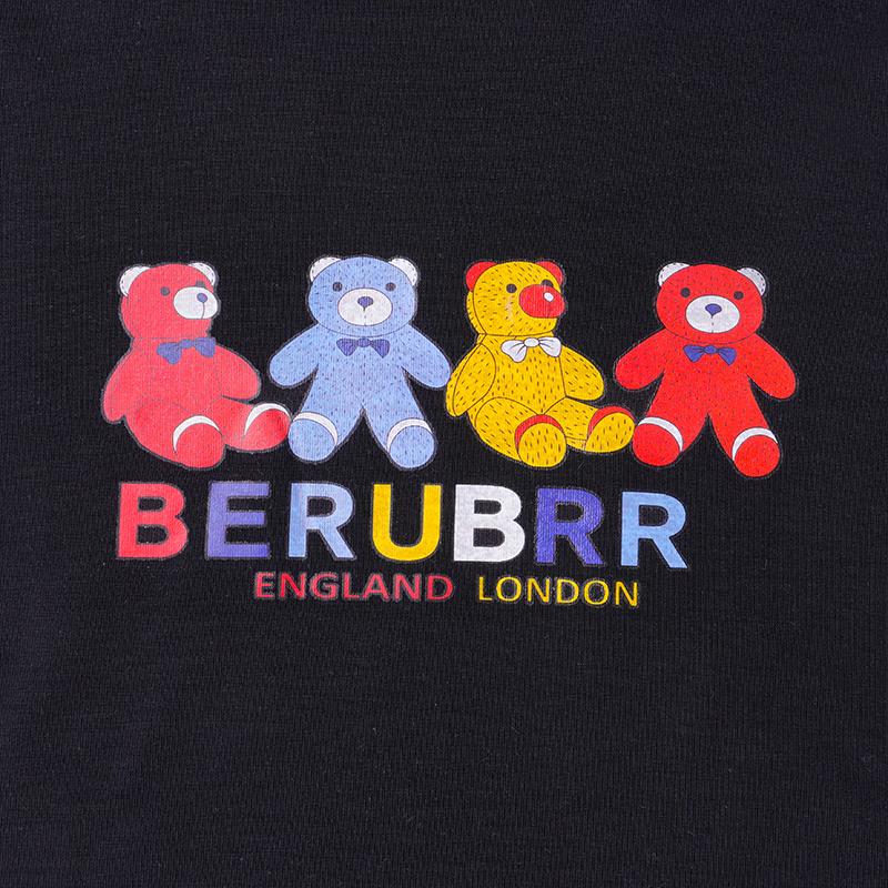 Toddler Boy Cartoon Bear Pattern Letter Print T-shirt - PrettyKid
