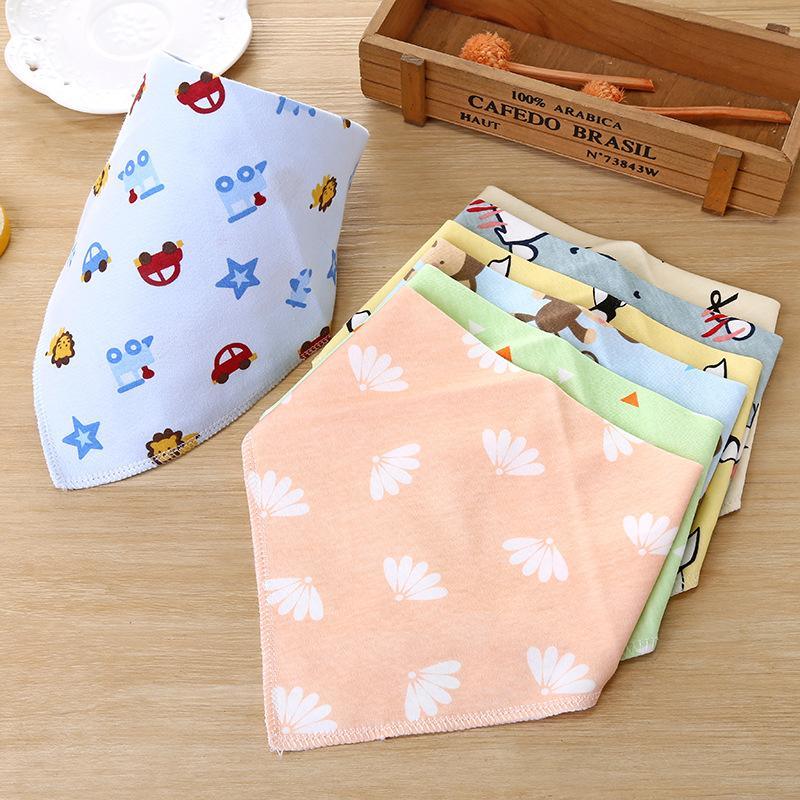 5-piece Cartoon Design Bibs - PrettyKid