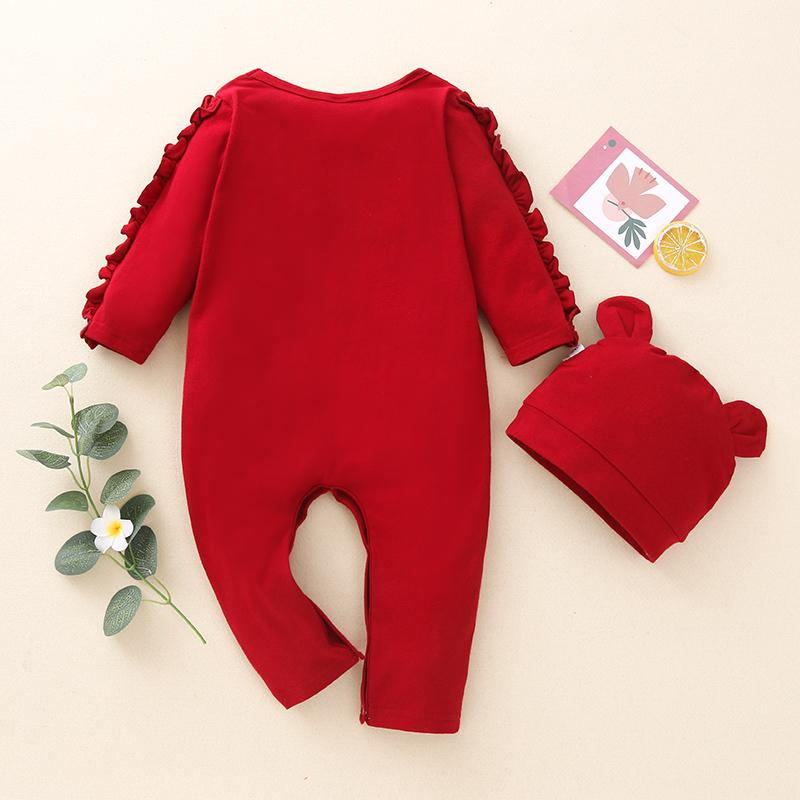 2-piece Jumpsuit & Hat for Baby Girl Children's Clothing - PrettyKid