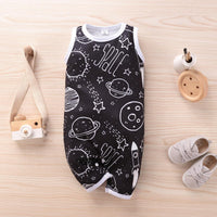 Baby fruit print sleeveless Jumpsuit - PrettyKid