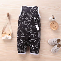 Baby fruit print sleeveless Jumpsuit - PrettyKid