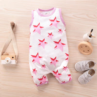 Baby fruit print sleeveless Jumpsuit - PrettyKid