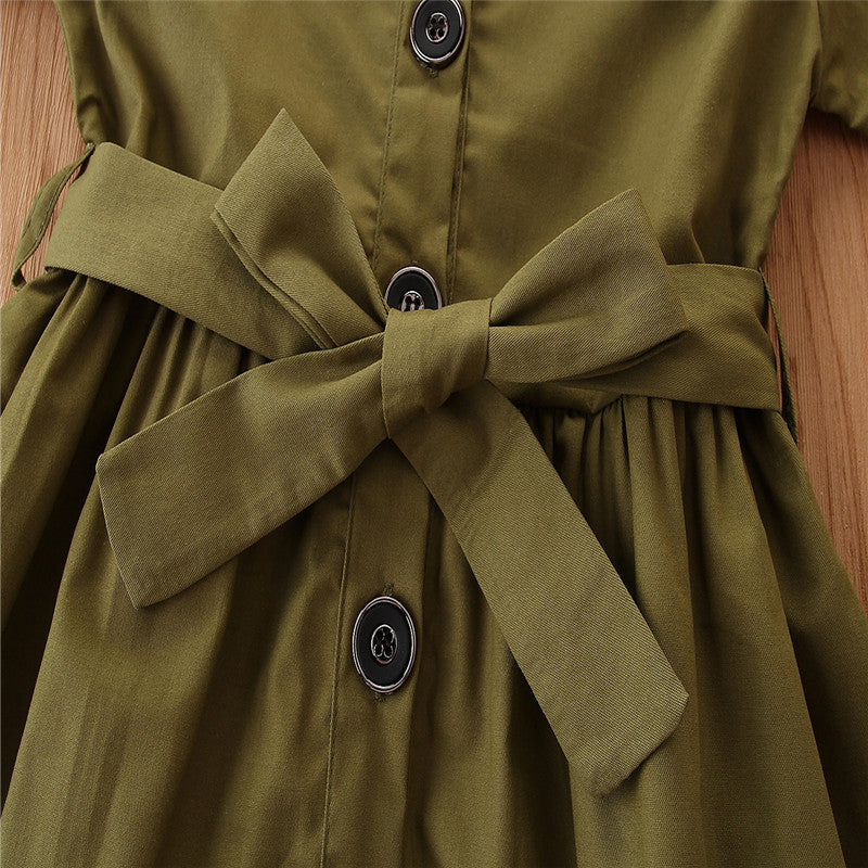 Toddler Girls Long Sleeve Lapel Girls' Windbreaker Coat Kids Garments Wholesale - PrettyKid