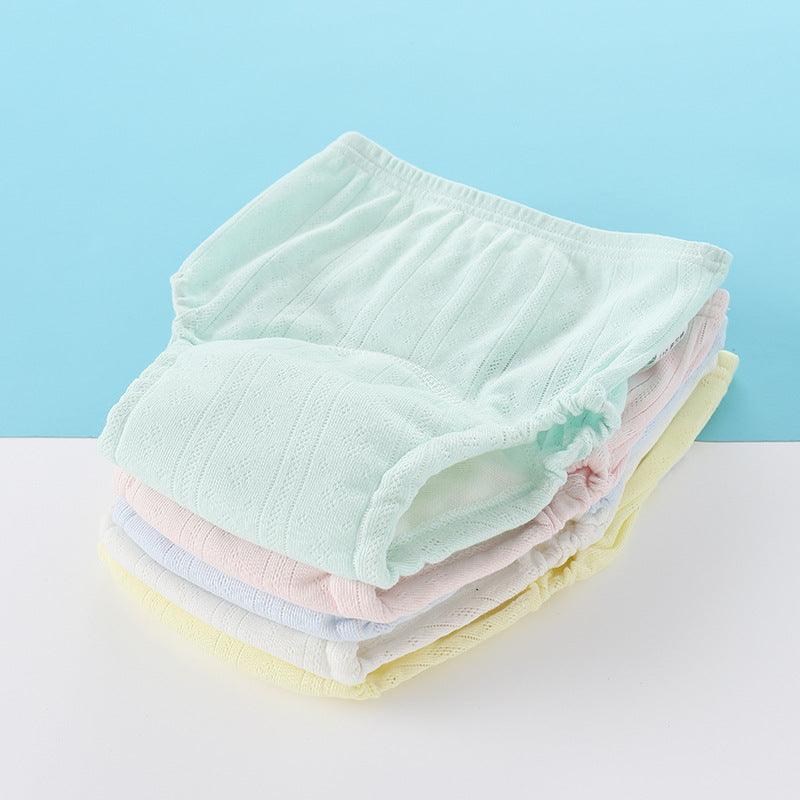 6pcs Baby Breathable Cotton Leak Proof Diapers Washable Reusable Diapers - PrettyKid