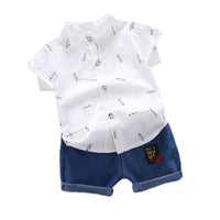 New Summer Children's Suit Short-sleeved Suit for Boys