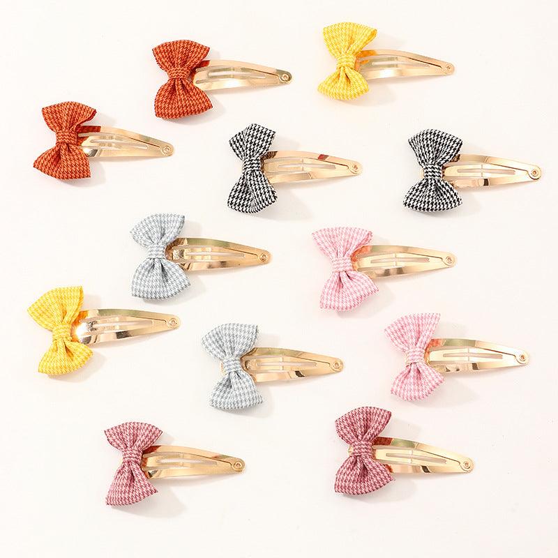 6-piece Bow Decor Hair Clip for Girl - PrettyKid