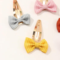 6-piece Bow Decor Hair Clip for Girl - PrettyKid