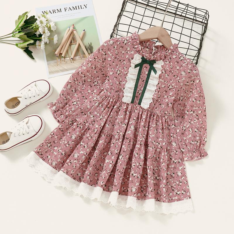 Floral Printed Dress for Toddler Girl - PrettyKid