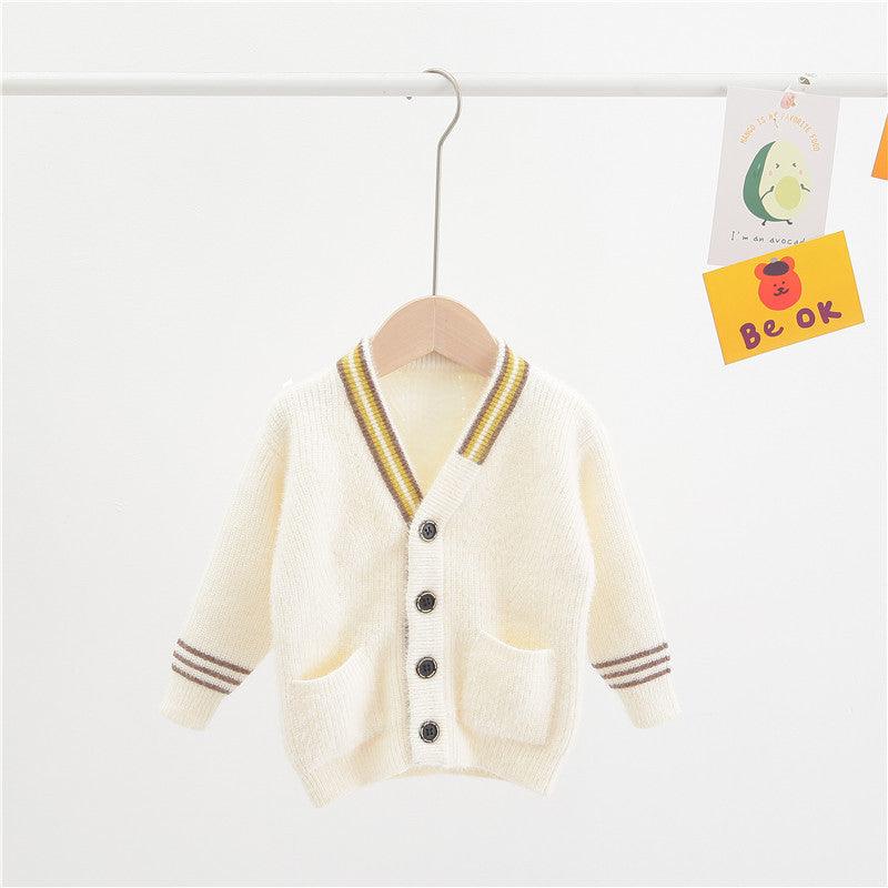 Baby Kids Sweaters Kids Jumper Cardigans Woolen Boys Girls Sweater Toddler Cardigan Sweater Wholesale - PrettyKid