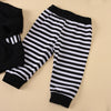 Toddler boys girls' striped long sleeve Hoodie casual pants suit - PrettyKid