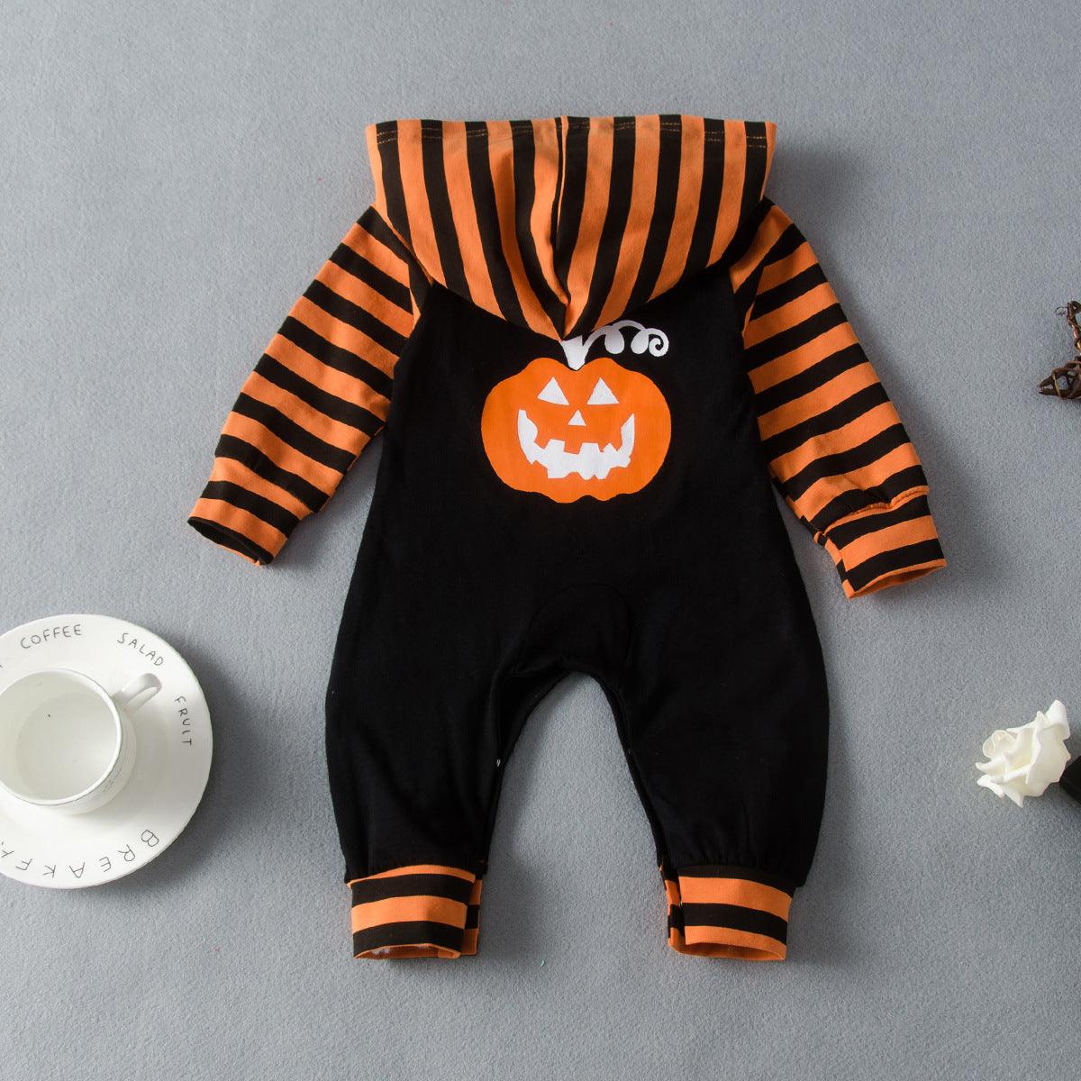 Baby boys girls' Halloween letter print Jumpsuit - PrettyKid