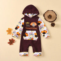 Baby boys girls' Halloween letter print Jumpsuit - PrettyKid