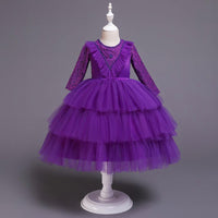 Little Girl Dress Princess Skirt Cake Mesh Tutu Skirt - PrettyKid