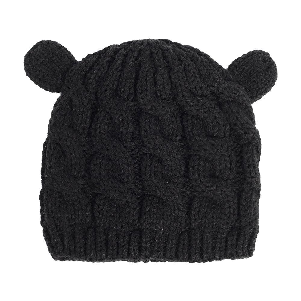 Winter Baby Hat Wool Cartoon Hat Glove Set - PrettyKid