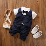 Gentleman Tie Bodysuit for Baby Boy Children's clothing wholesale - PrettyKid