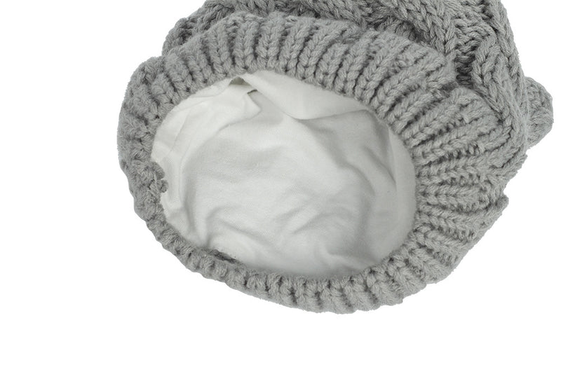 Winter Baby Hat Wool Cartoon Hat Glove Set - PrettyKid