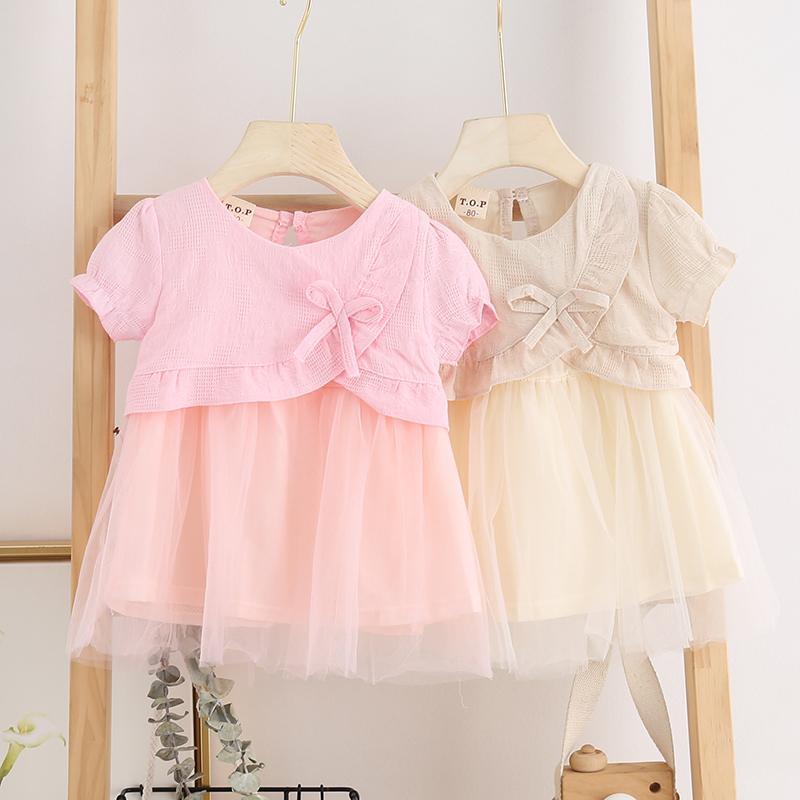 Bowknot Dress for Toddler Girl - PrettyKid