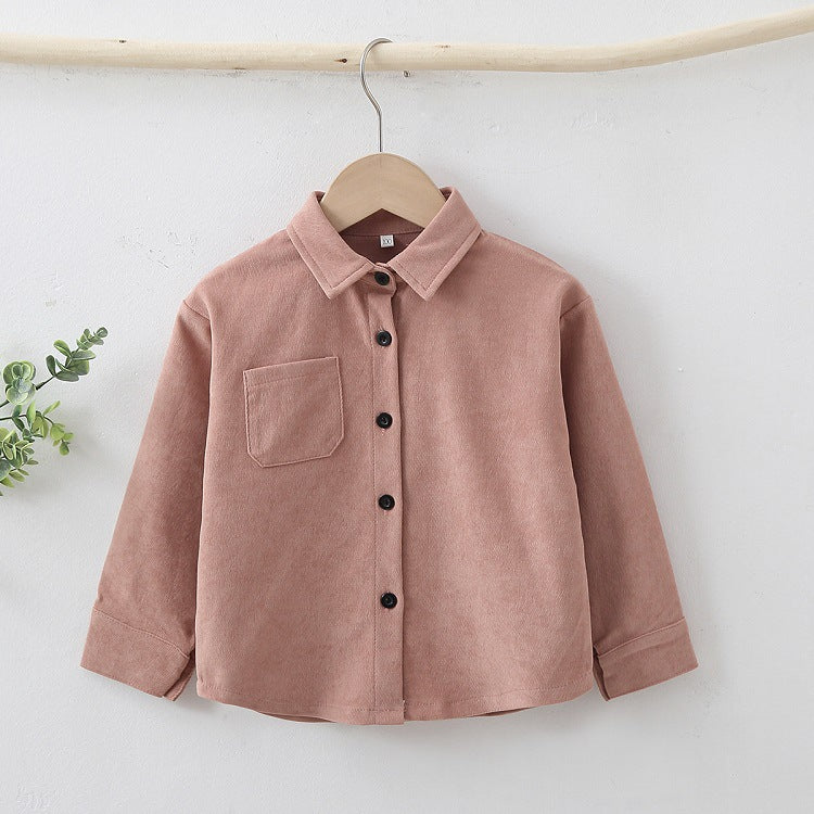 Autumn Fashion Casual Wholesale Toddler Kids Boys Thickened Shirts - PrettyKid
