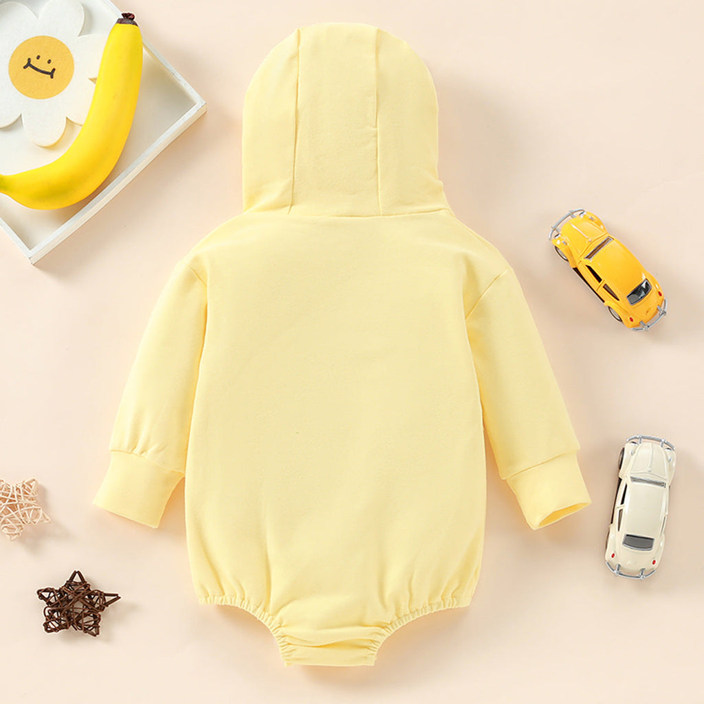 BANANA Print Baby Hoodie Bodysuit Wholesale Baby Clothes - PrettyKid